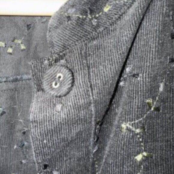 Woman's Black Jacket w/Embroidery - Picture 4 of 6